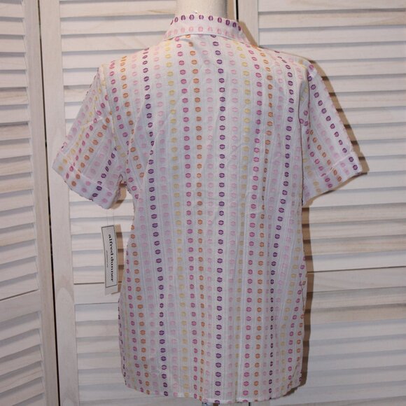 Alfred Dunner size small button up blouse. NWT - Picture 3 of 5